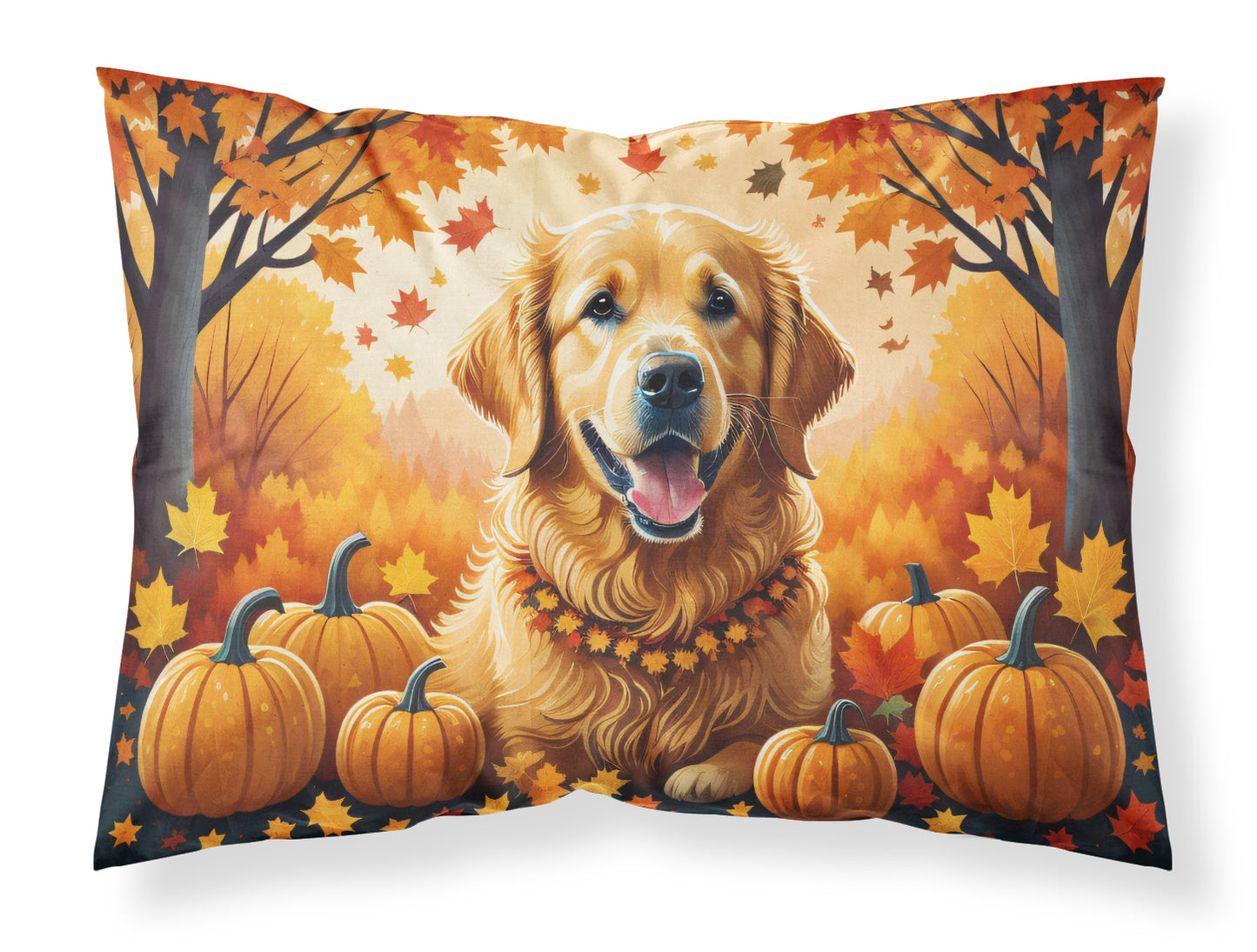 Buy this Golden Retriever Fall Standard Pillowcase