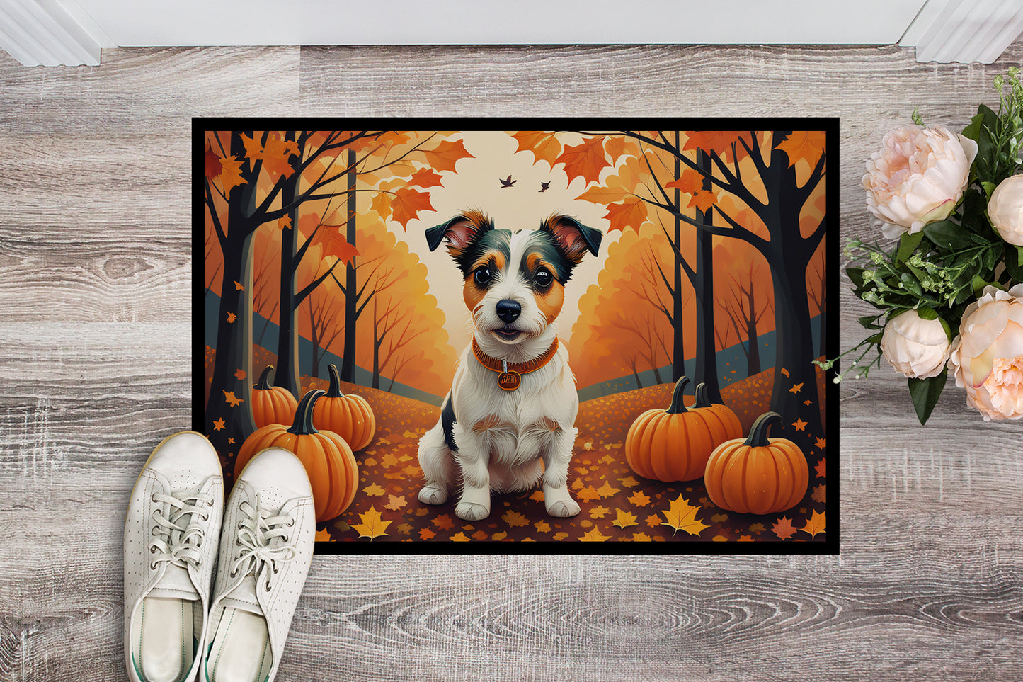 Jack Russell Terrier Fall Doormat