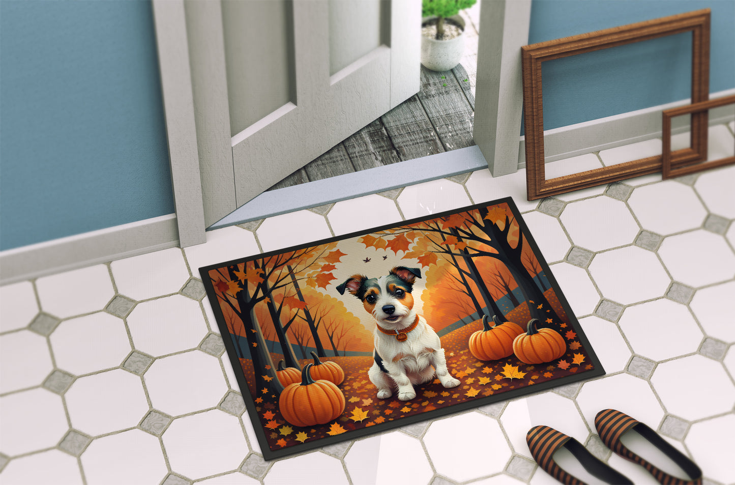 Jack Russell Terrier Fall Doormat