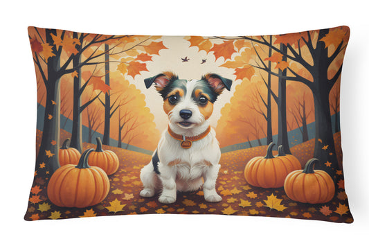 Buy this Jack Russell Terrier Fall Throw Pillow