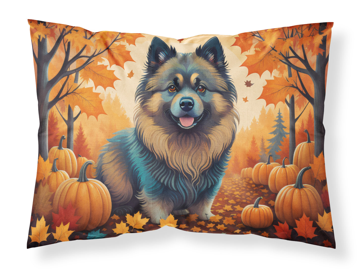 Buy this Keeshond Fall Standard Pillowcase