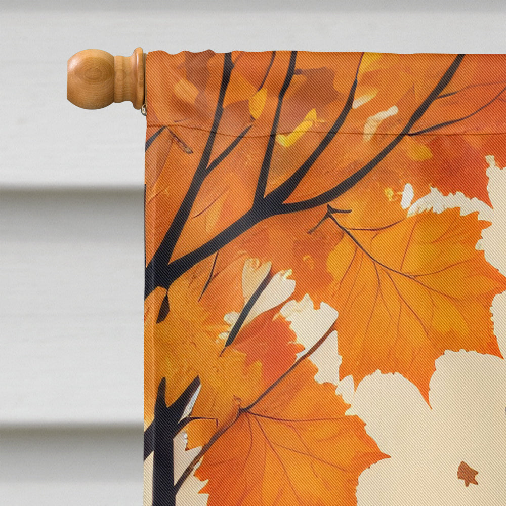 Lakeland Terrier Fall House Flag