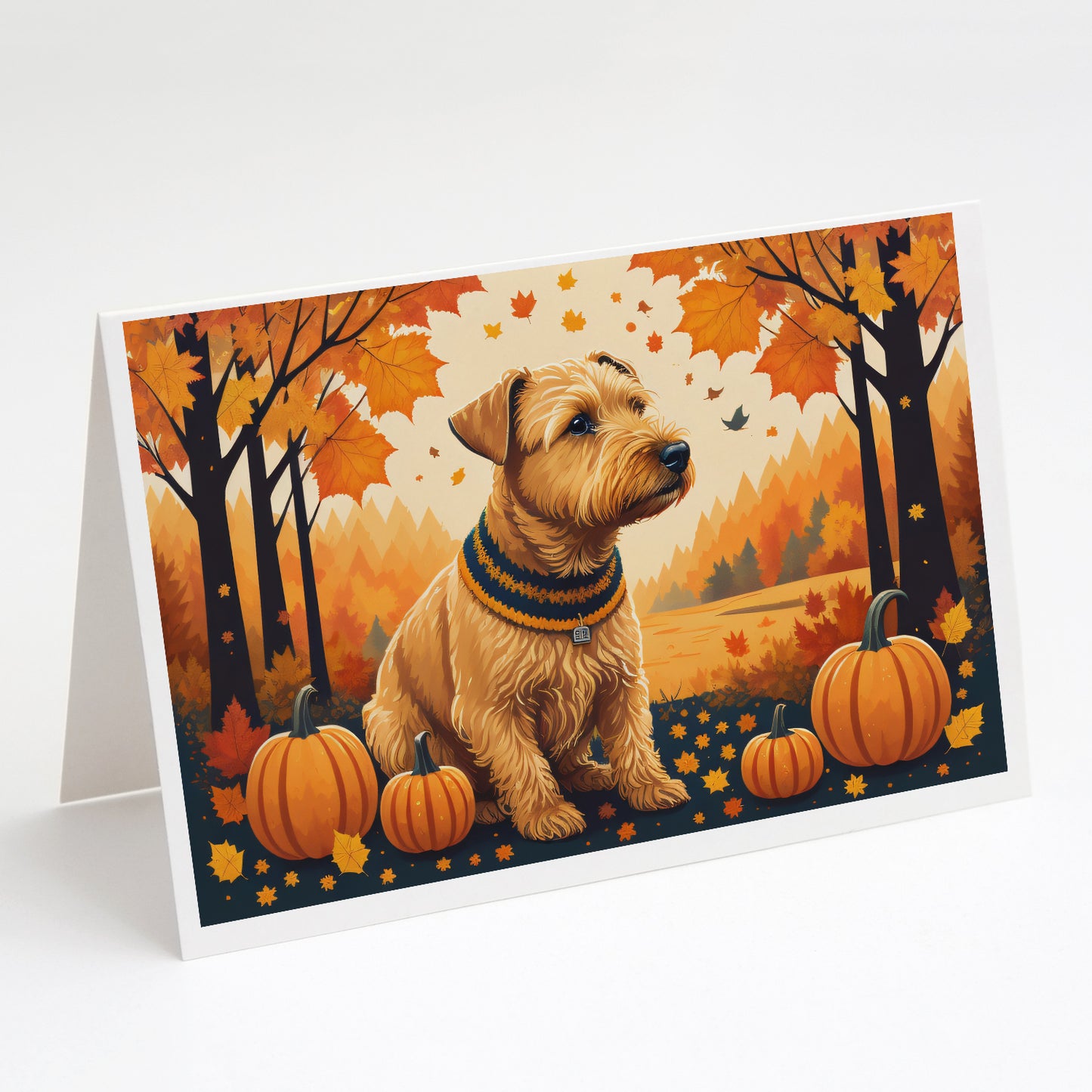 Buy this Lakeland Terrier Fall Greeting Cards and Envelopes Pack of 8