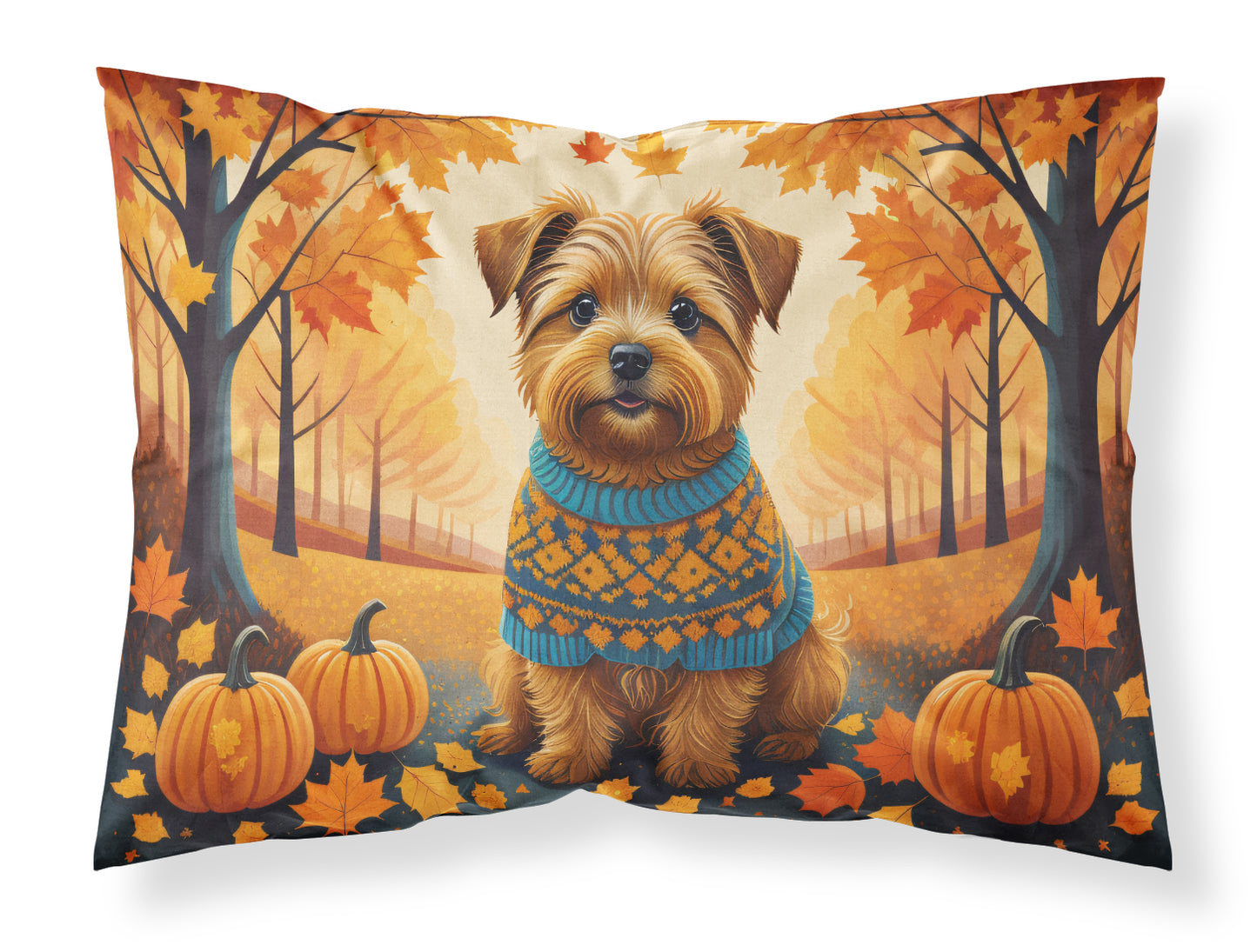 Buy this Norfolk Terrier Fall Standard Pillowcase