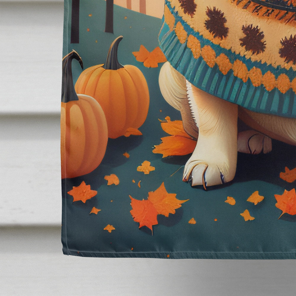 Fawn Pug Fall House Flag