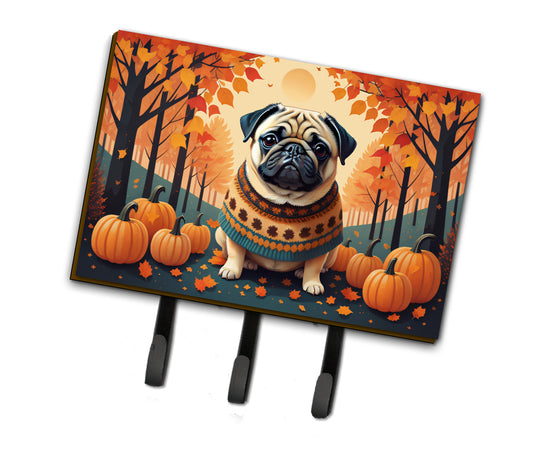 Buy this Fawn Pug Fall Leash or Key Holder
