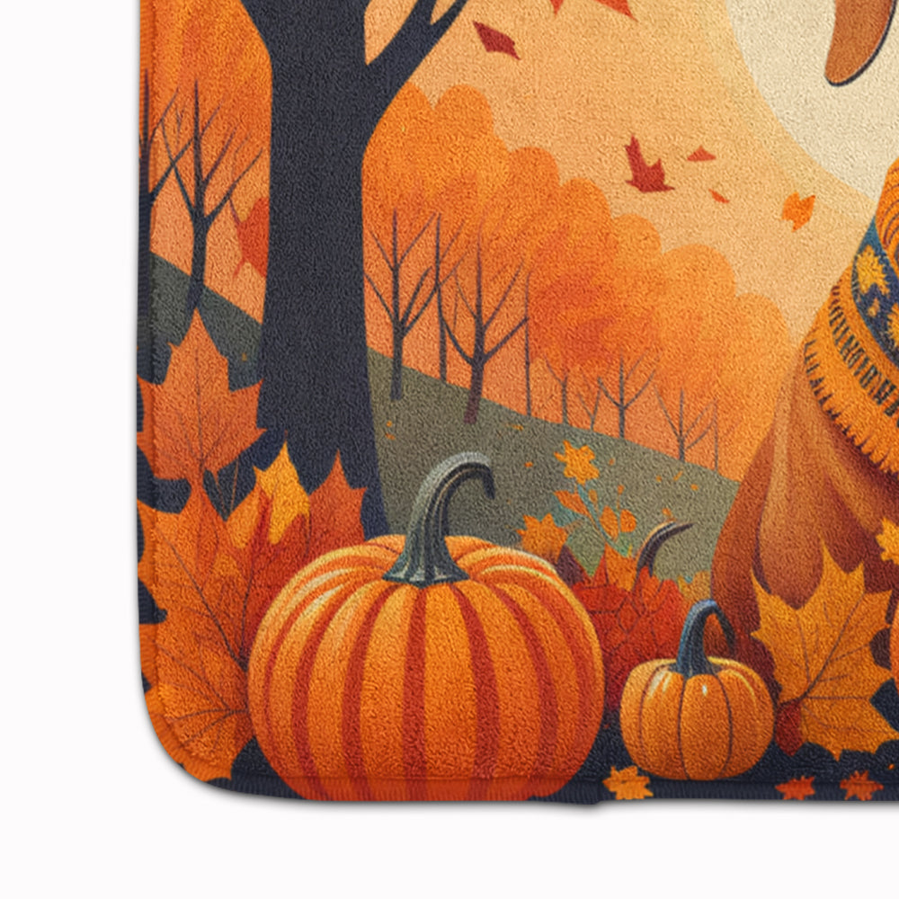 Rhodesian Ridgeback Fall Memory Foam Kitchen Mat