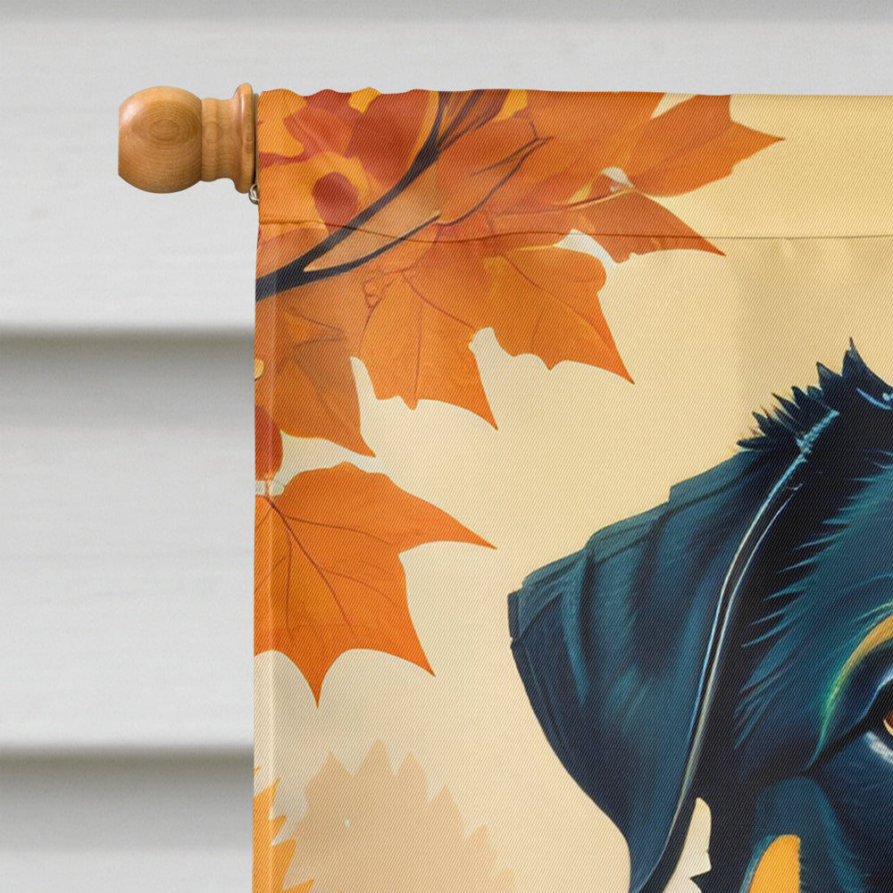 Rottweiler Fall House Flag