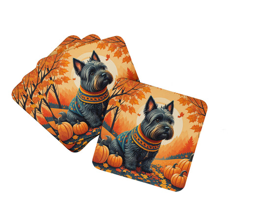 Buy this Scottish Terrier Fall Foam Coasters