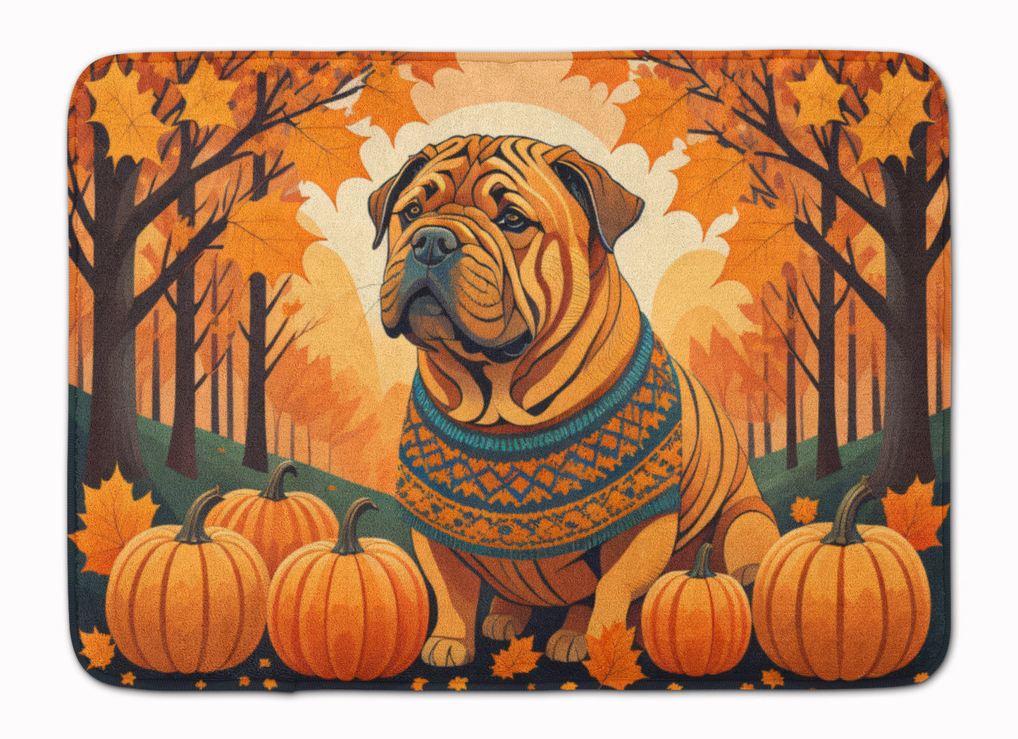 Buy this Shar Pei Fall Memory Foam Kitchen Mat