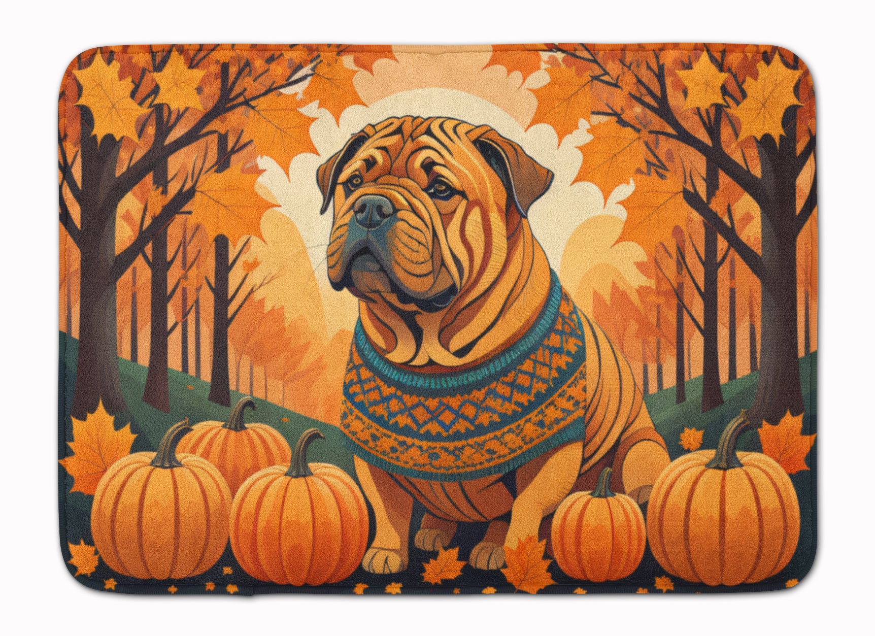 Buy this Shar Pei Fall Memory Foam Kitchen Mat