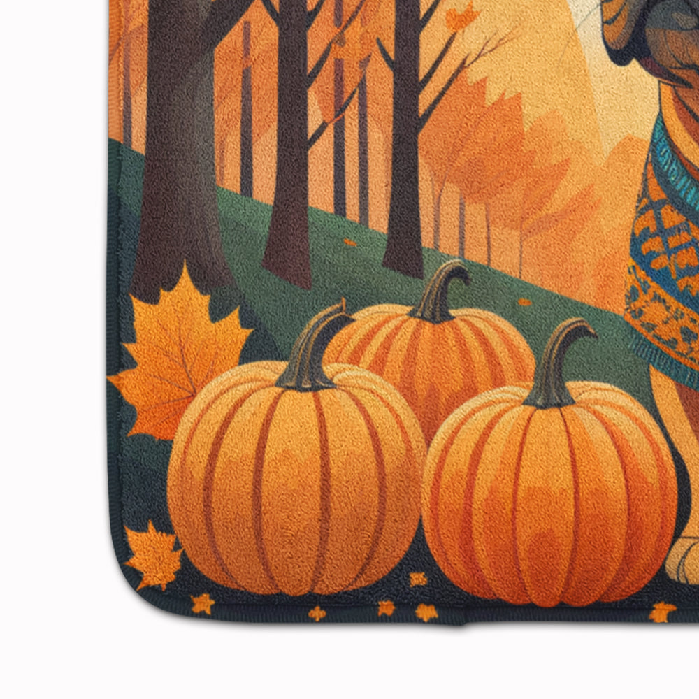 Shar Pei Fall Memory Foam Kitchen Mat