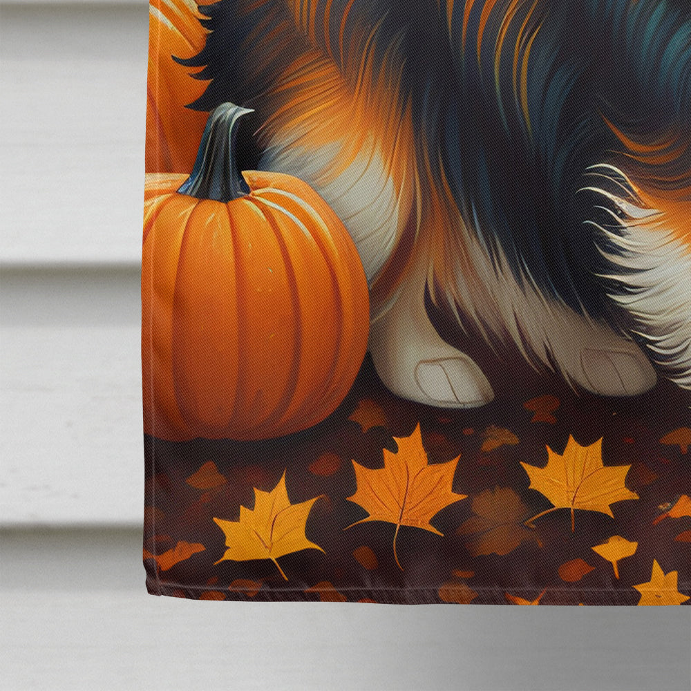 Sheltie Fall House Flag
