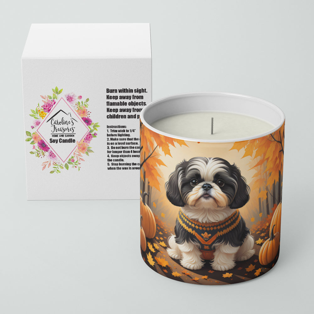 Shih Tzu Fall Decorative Soy Candle