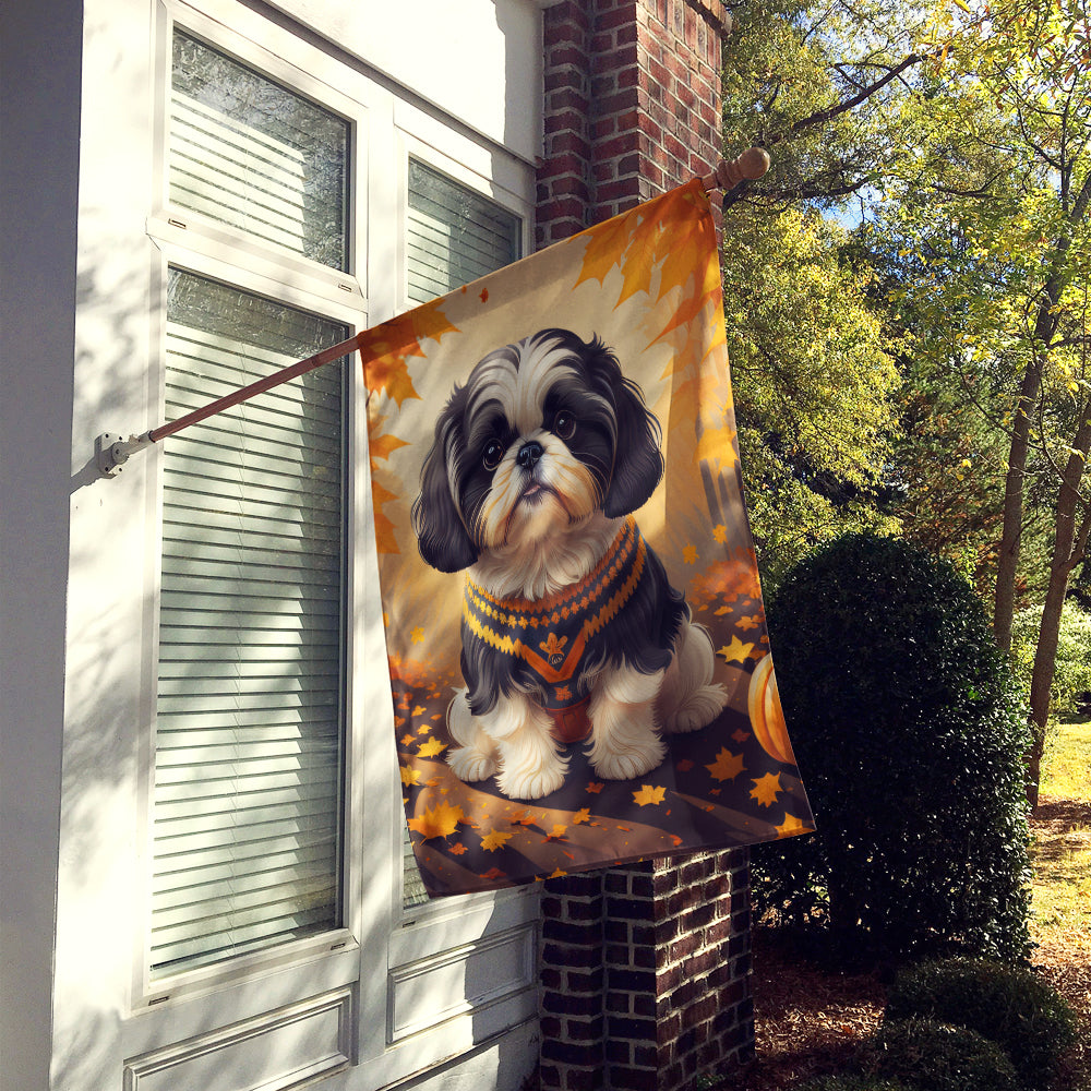 Shih Tzu Fall House Flag
