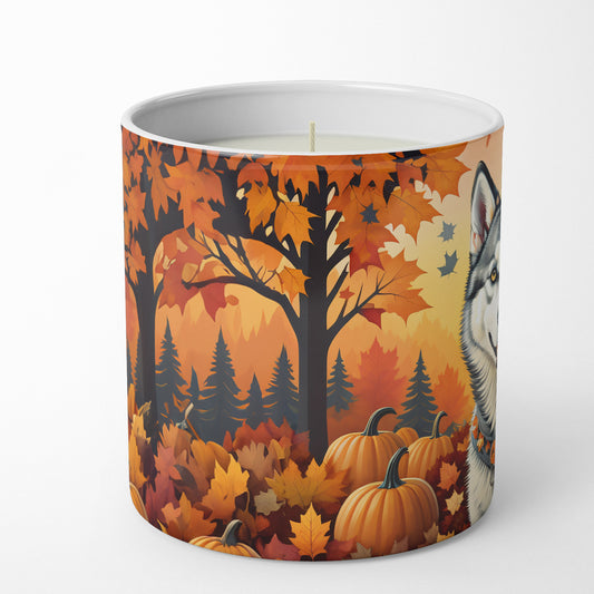 Buy this Siberian Husky Fall Decorative Soy Candle