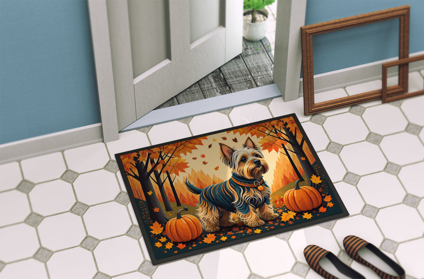 Silky Terrier Fall Doormat