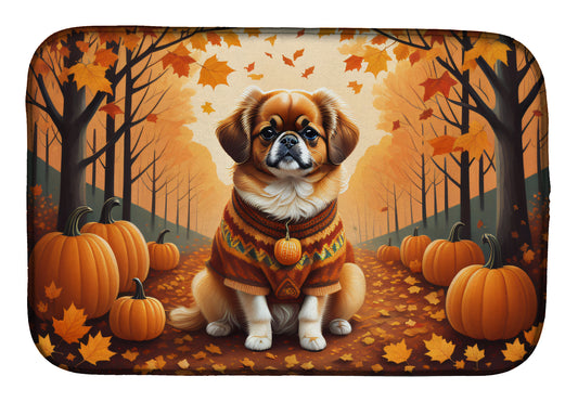 Buy this Tibetan Spaniel Fall Dish Drying Mat