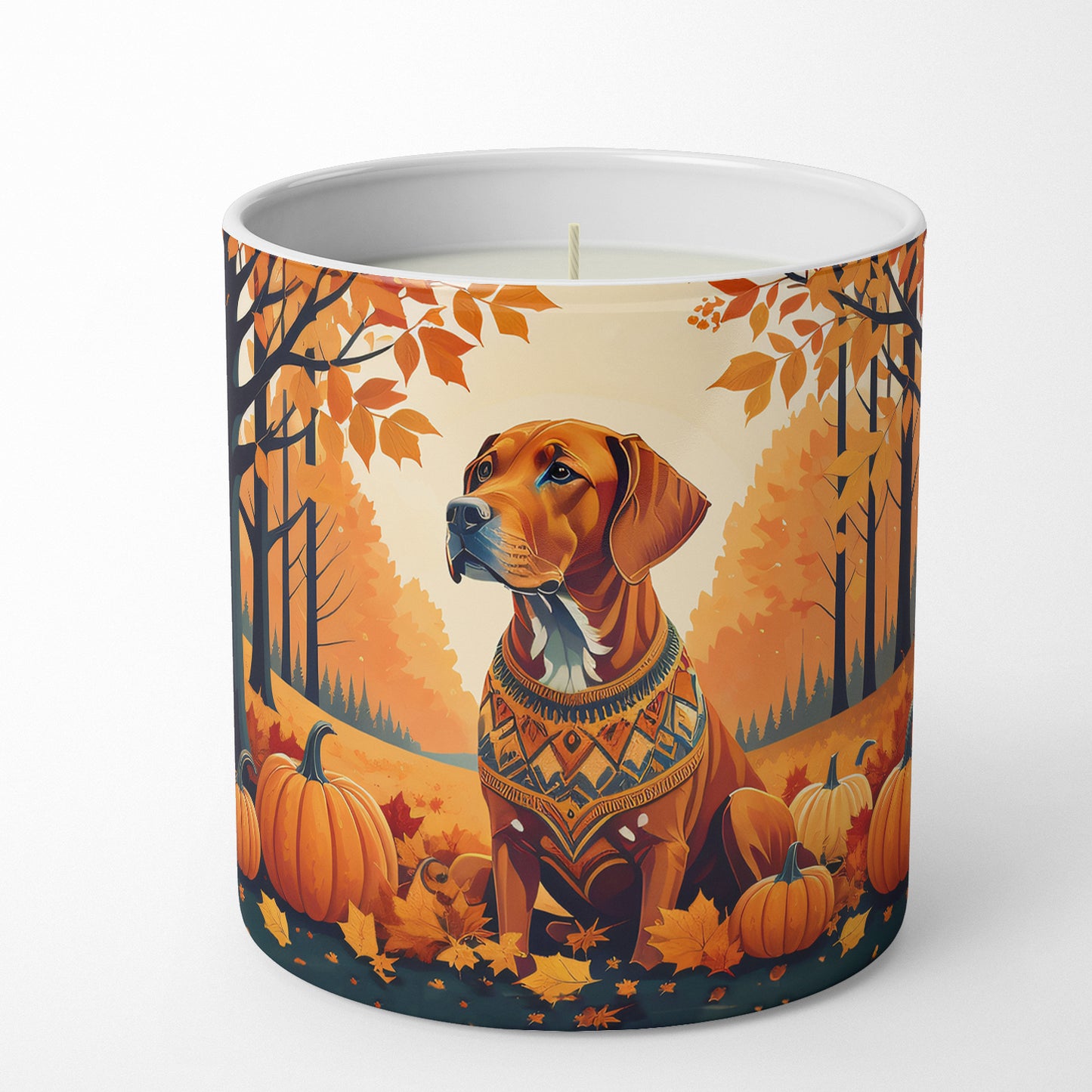 Vizsla Fall Decorative Soy Candle
