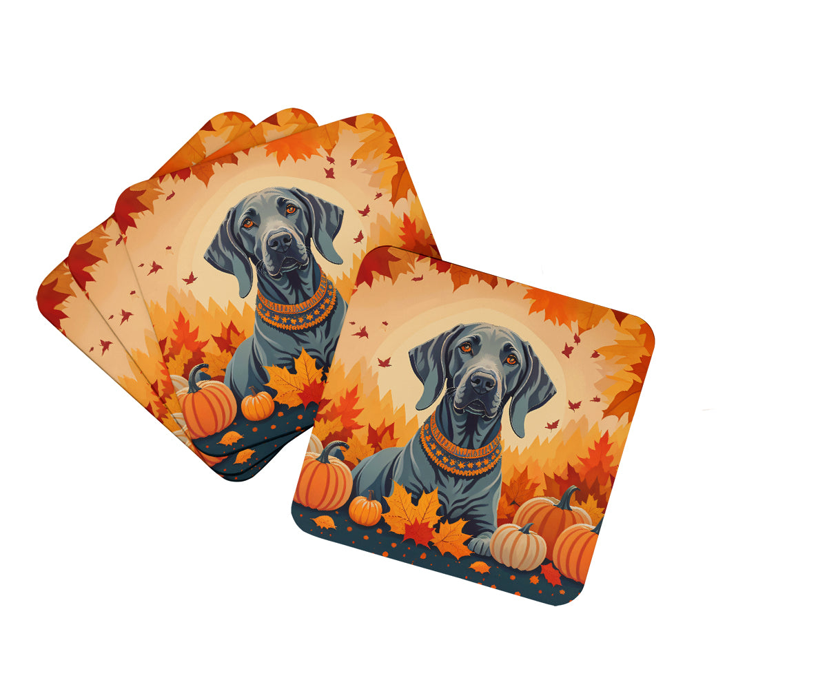 Buy this Weimaraner Fall Foam Coasters