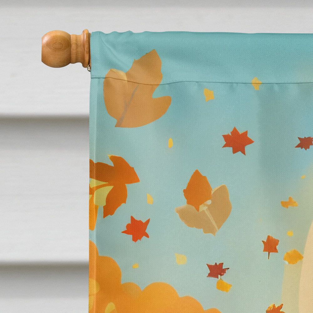 Welsh Terrier Fall House Flag