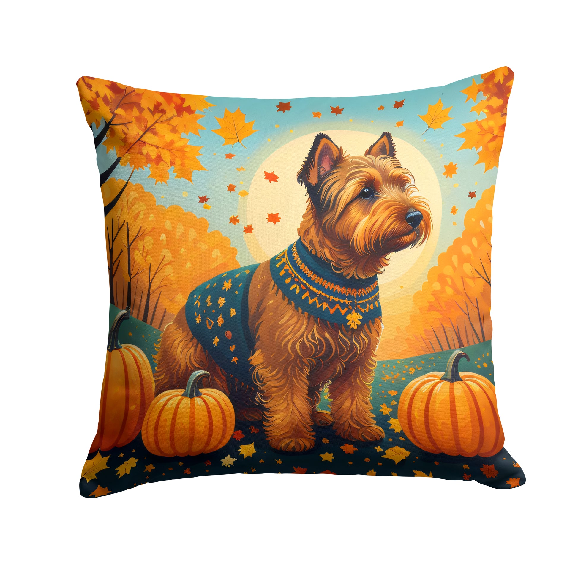 Buy this Welsh Terrier Fall Throw Pillow