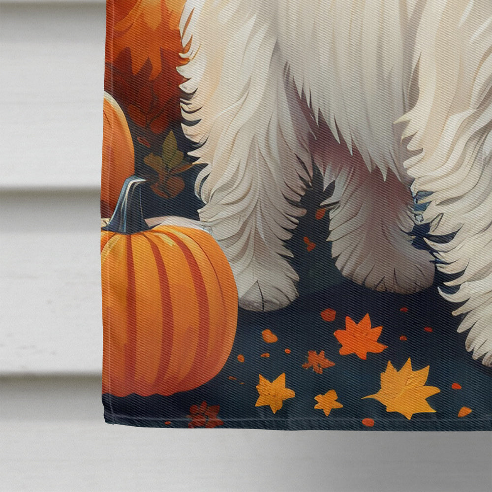 Westie Fall House Flag