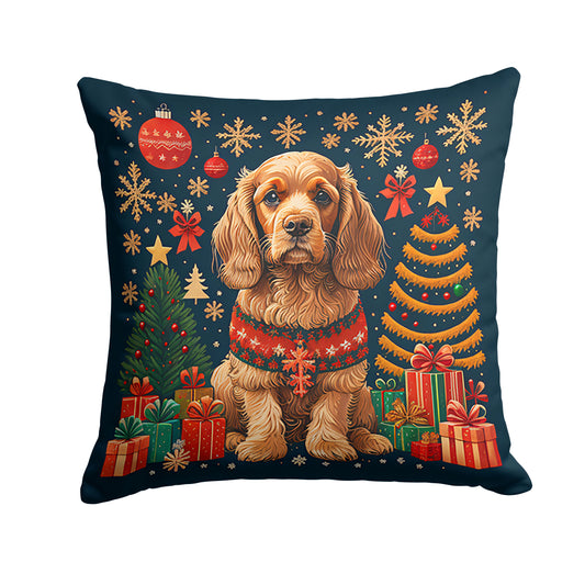 Buy this Cocker Spaniel Christmas Throw Pillow