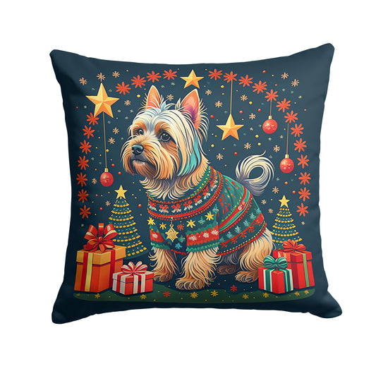 Buy this Silky Terrier Christmas Throw Pillow