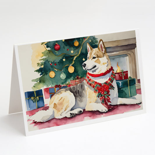 Buy this Akita Christmas Greeting Cards and Envelopes Pack of 8