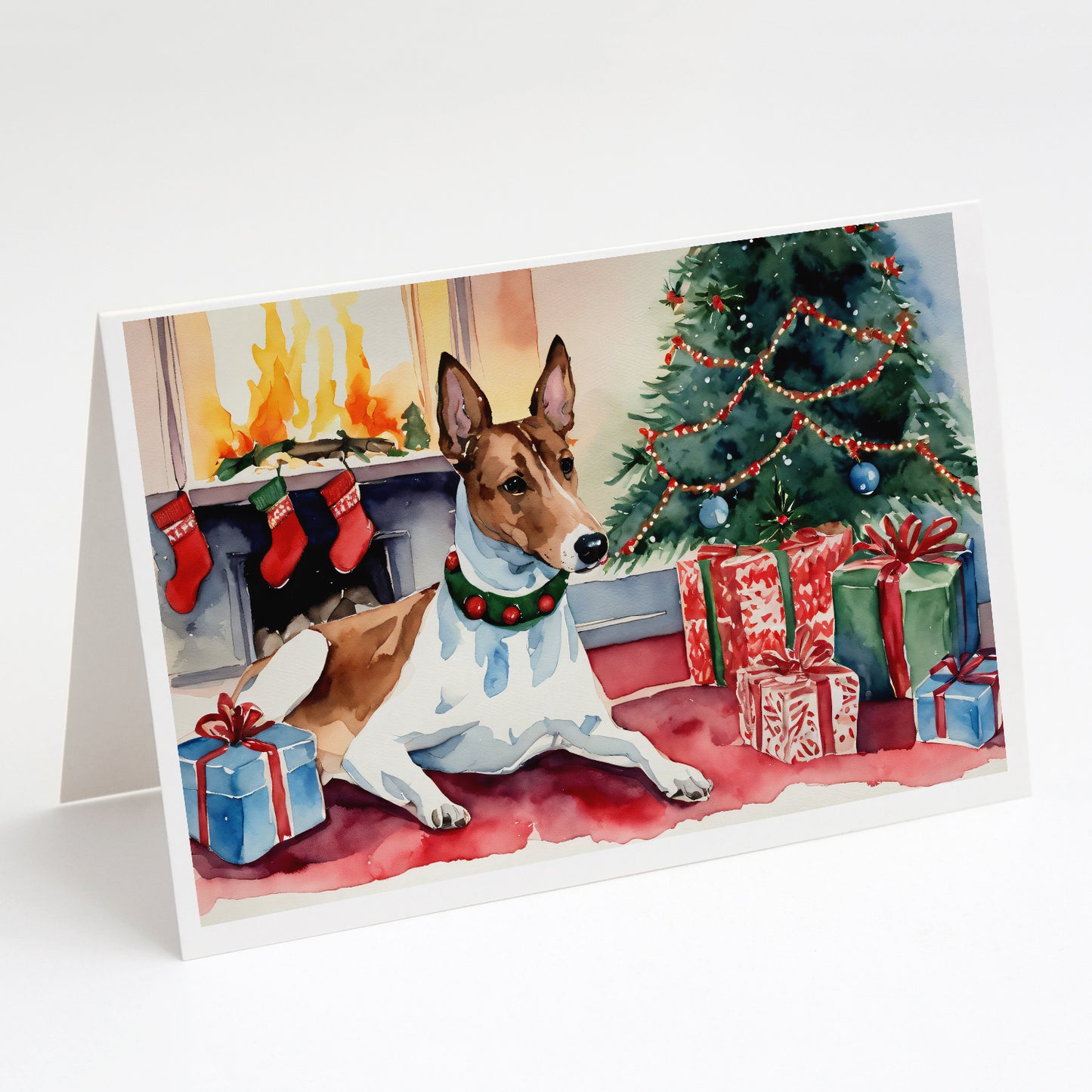 Buy this Basenji Christmas Greeting Cards and Envelopes Pack of 8