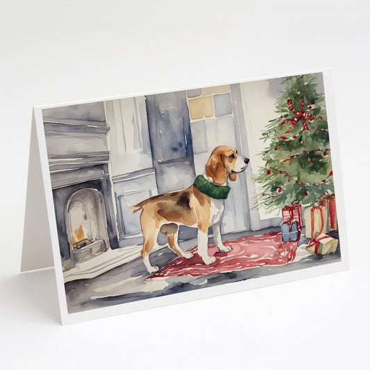 Buy this Beagle Christmas Greeting Cards and Envelopes Pack of 8