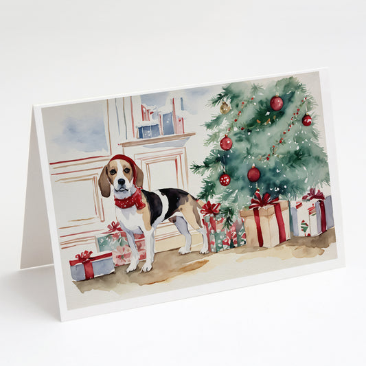 Buy this Beagle Christmas Greeting Cards and Envelopes Pack of 8
