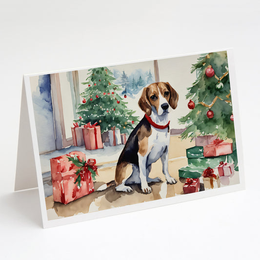 Buy this Beagle Christmas Greeting Cards and Envelopes Pack of 8