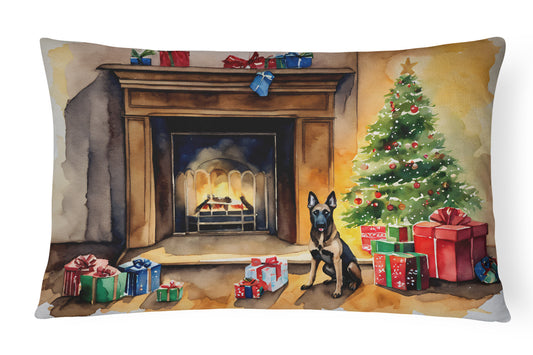 Buy this Belgian Malinois Christmas Throw Pillow