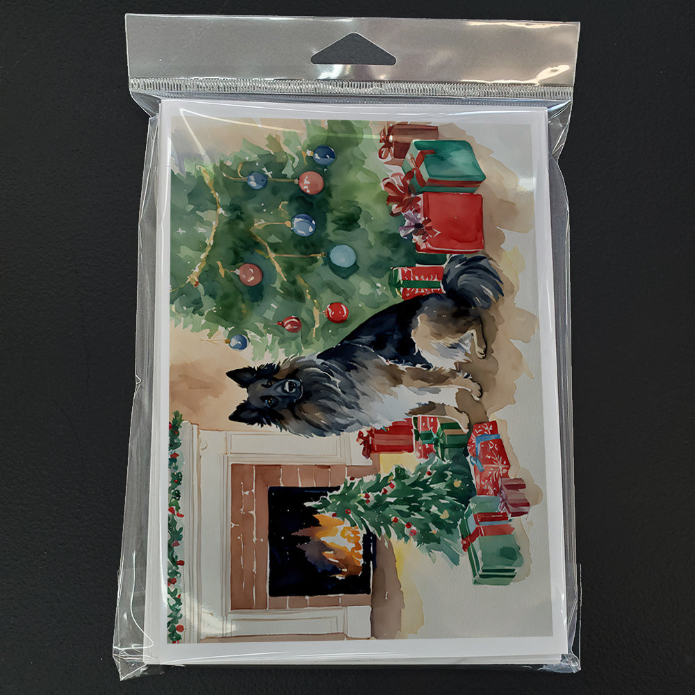 Belgian Tervuren Christmas Greeting Cards and Envelopes Pack of 8