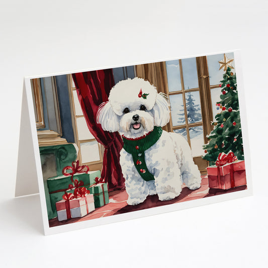 Buy this Bichon Frise Christmas Greeting Cards and Envelopes Pack of 8