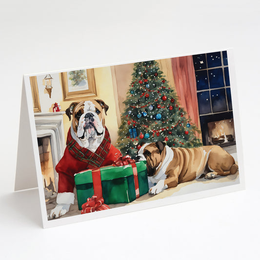 Buy this English Bulldog Christmas Greeting Cards and Envelopes Pack of 8