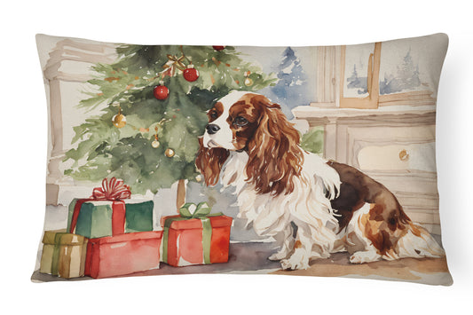Buy this Cavalier Spaniel Christmas Throw Pillow