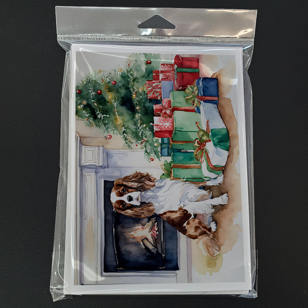 Cavalier Spaniel Christmas Greeting Cards and Envelopes Pack of 8