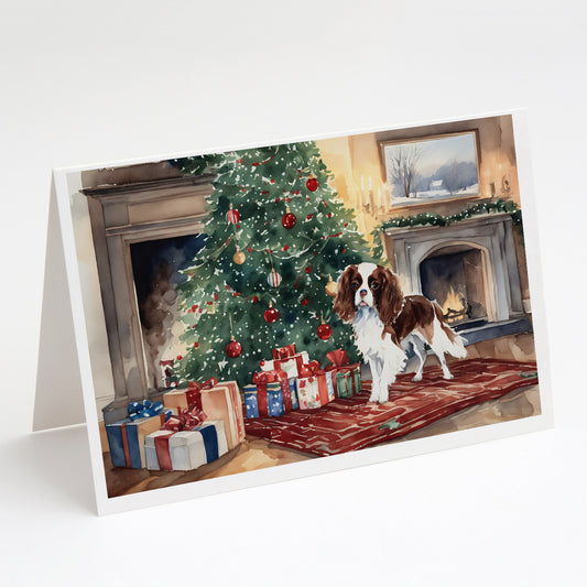 Buy this Cavalier Spaniel Christmas Greeting Cards and Envelopes Pack of 8