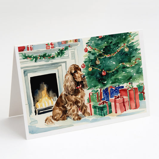 Buy this Cocker Spaniel Christmas Greeting Cards and Envelopes Pack of 8