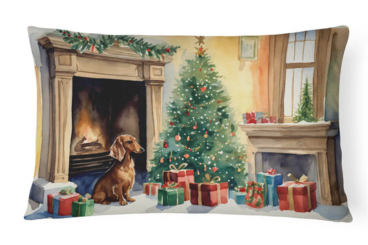 Buy this Dachshund Christmas Throw Pillow