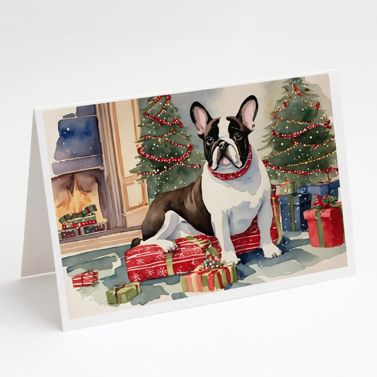 Buy this French Bulldog Christmas Greeting Cards and Envelopes Pack of 8