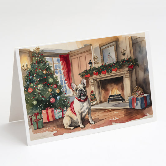 Buy this French Bulldog Christmas Greeting Cards and Envelopes Pack of 8