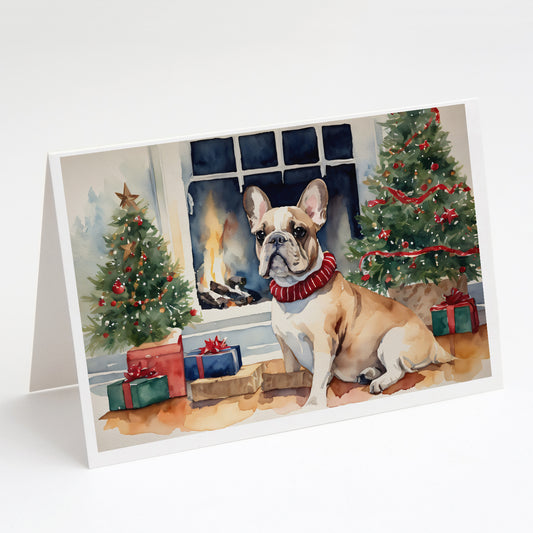 Buy this French Bulldog Christmas Greeting Cards and Envelopes Pack of 8