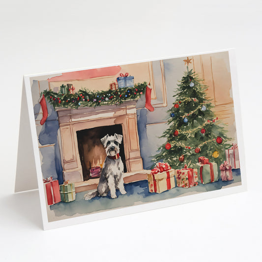 Buy this Schnauzer Christmas Greeting Cards and Envelopes Pack of 8