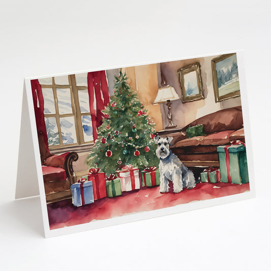 Buy this Schnauzer Christmas Greeting Cards and Envelopes Pack of 8