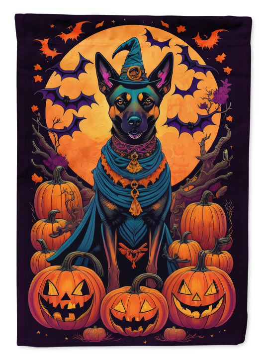 Buy this Belgian Malinois Witchy Halloween House Flag