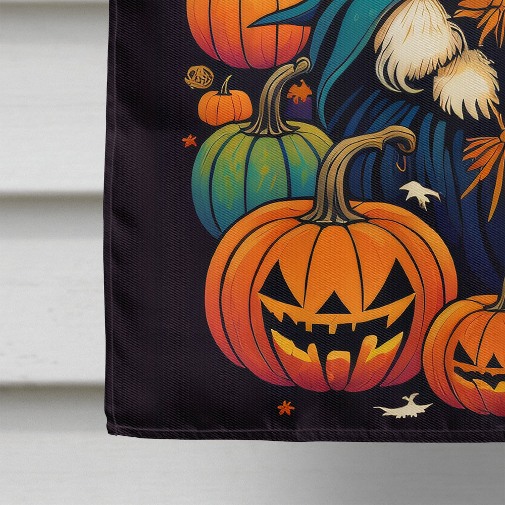 Coton De Tulear Witchy Halloween House Flag